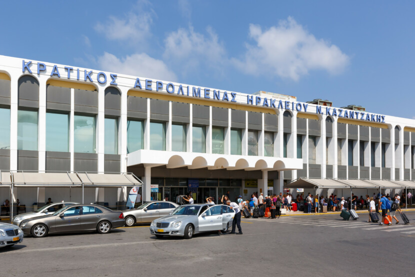 Heraklion,,Greece,-,September,17,,2018:,Terminal,Building,At,Heraklion